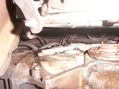 1988 Ford C-350 (Centurion Conversions) - Close-up view of a transmission component, likely part of a larger vehicle's drivetrain system.