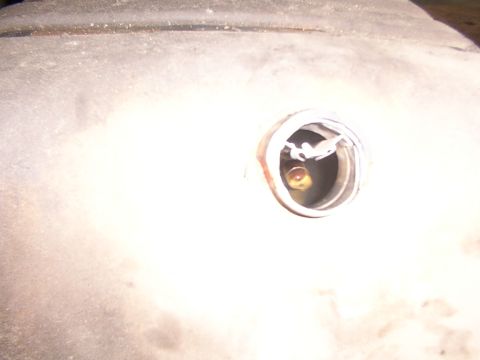 1988 Ford C-350 (Centurion Conversions) - Fuel pump sender unit detail, likely from a vehicle's fuel tank.
