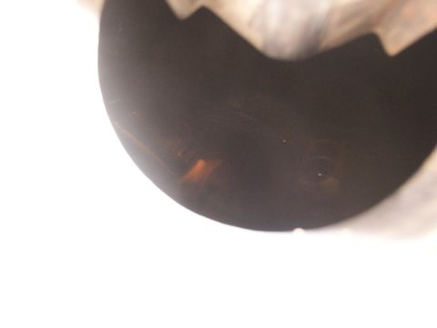 1988 Ford C-350 (Centurion Conversions) - Detail of a fuel pump component, showing its internal structure and some discoloration.