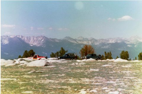 1994 Ford Bronco - View shot at 10,000 Feet. Last few miles of trail. There are some really great views on this trip, so bring a camera