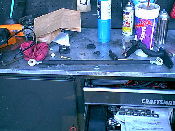Here is the rod all painted and ready to reinstall.