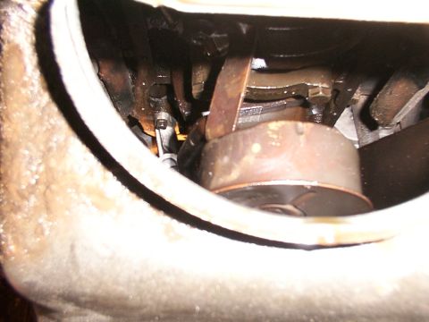 1988 Ford C-350 (Centurion Conversions) - Engine crankshaft and connecting rod assembly, likely from a Ford C-350, showing internal engine components.
