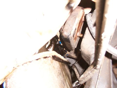 1988 Ford C-350 (Centurion Conversions) - Engine mount and radiator detail, likely from a truck or van.