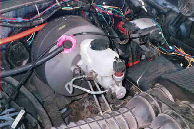 F-350 booster and master cylinder