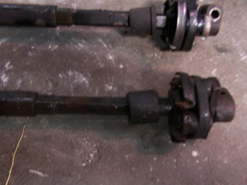 1988 Ford C-350 (Centurion Conversions) - Two steering shafts with universal joints are shown, likely for a vehicle repair or restoration project.