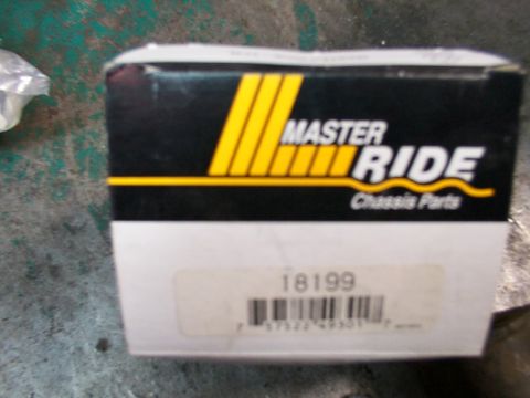 1988 Ford C-350 (Centurion Conversions) - A box of Master Ride Chassis Parts is shown, with a part number and barcode visible.