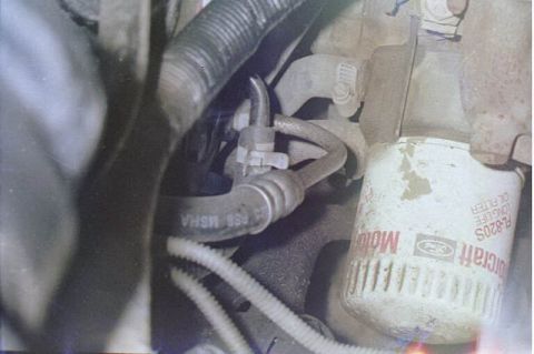 1994 Ford Bronco - new hi pressure hose installed