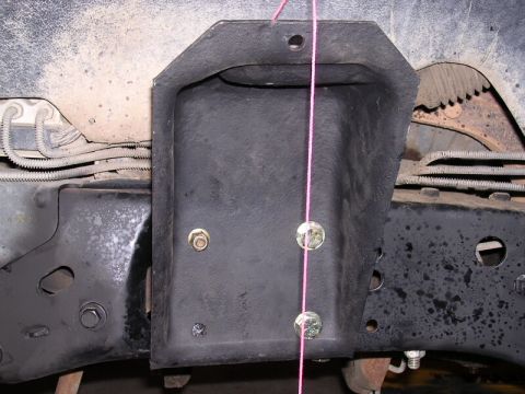 1994 Ford Bronco - drivers side coil bucket installed
