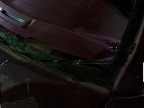 1988 Ford C-350 (Centurion Conversions) - The area around the windshield wipers shows some wear and debris.