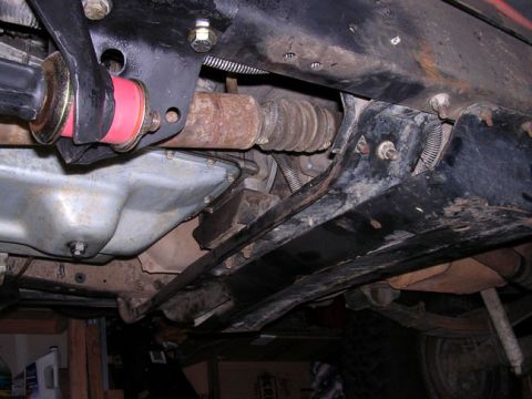 1994 Ford Bronco - driveshaft clearance