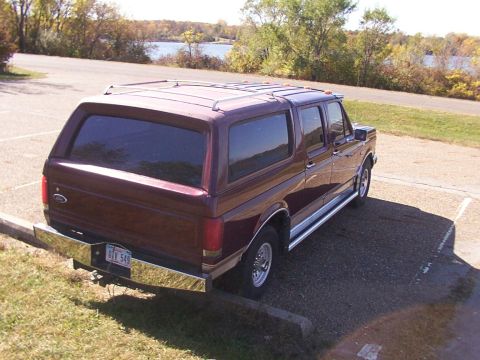 1988 Ford C-350 (Centurion Conversions) - This extended Bronco has a custom rear body, likely from the late 1980s.