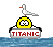 1995 Ford Taurus - A humorous graphic depicts a smiley face on a life preserver labeled TITANIC, with a seagull perched atop.