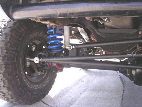 1994 Ford Bronco - front of lower track bar mount