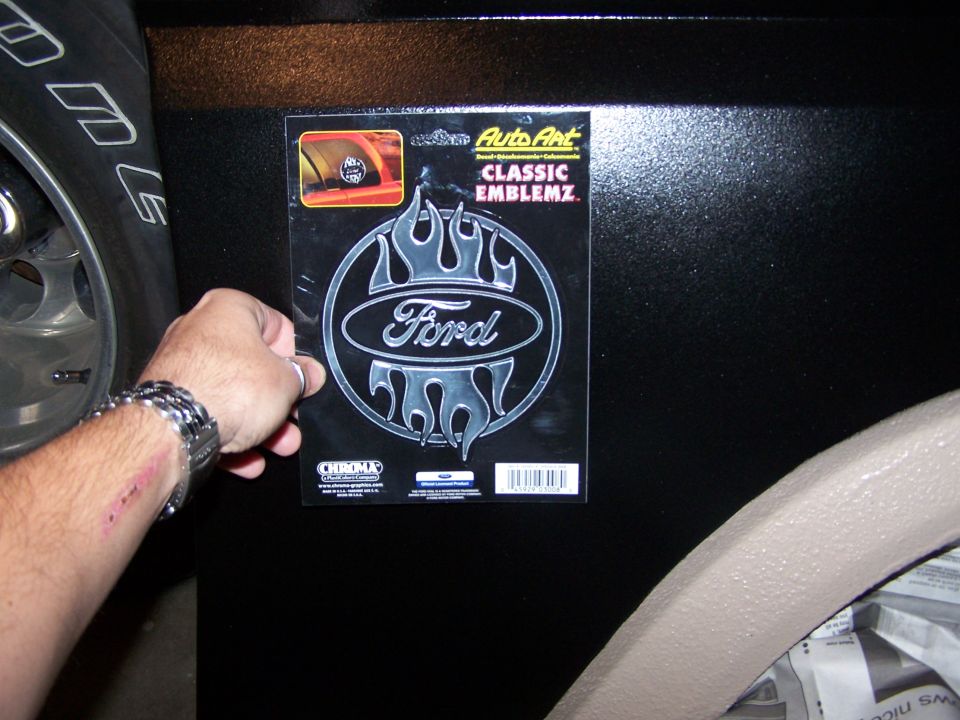 New Ford emblems