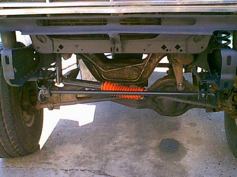 1983 Ford Bronco - Here is the front end after i removed the stock bumper and primed and painted the frame and exposed parts.