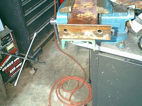 1983 Ford Bronco - Here is how it will connect to the rear bumper mount.