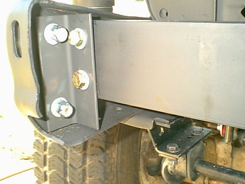 1983 Ford Bronco - Here is the pass side of the bracket.
