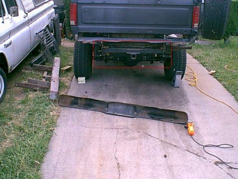 1983 Ford Bronco - The fastest way to get these off was to cut off the heads of the bolts all 4 of them. i took this off and set at the end of the driveway an…