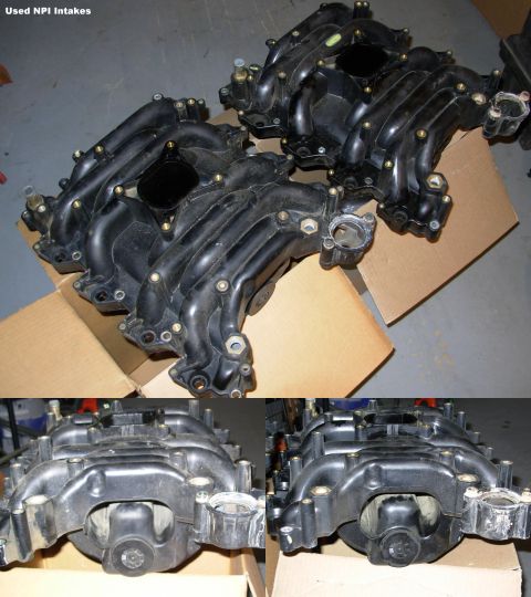 1994 Ford Crown Victoria - SOLD Used NPI Intakes Both were replaced for leaking thermostat O-rings; not the cracks that are common. The deposits visible around the th…