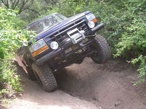 1994 Ford Bronco - Lots of time was spent three wheeling. I really need to install that wristed arm