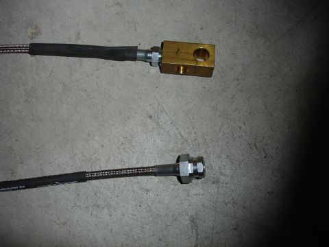 1996 Ford Bronco - extended rear brake line