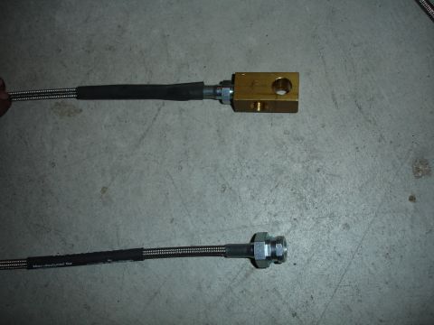 1996 Ford Bronco - extended rear brake line