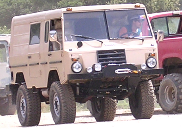 a volvo c-303.  18" ground clearance.  This thing was neat