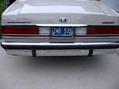 1988 Mercury Grand Marquis - Sounds like it's cammed. But it's just the MAP sensor vac line unplugged.