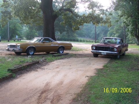 1973 Ford Ranchero - My 73 and Dennis' 66 as they met for the first time!