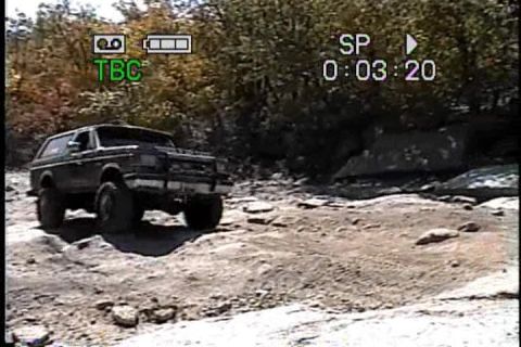 1989 Ford Bronco - This 1989 Ford Bronco is navigating a challenging off-road course.