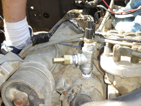 1971 Ford Bronco - Had to make this to eliminate one of the coolent onputs.