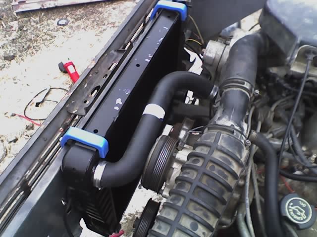 Radiator mounted