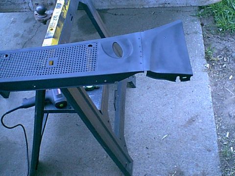 1983 Ford Bronco - A few more rivets and the drivers side was done. i hit another coat of flat black to blend in the patch.