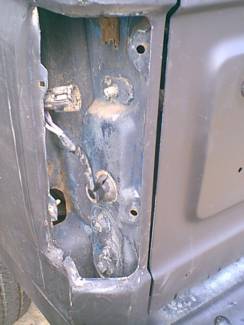 1983 Ford Bronco - here it is all gutted.