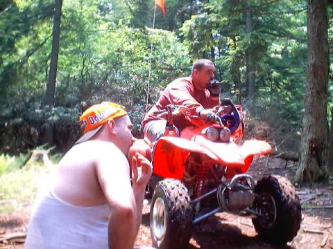2001 Ford Escape - You get to meet some neat people on the trails. That's xx_bill and some guy on the quad.