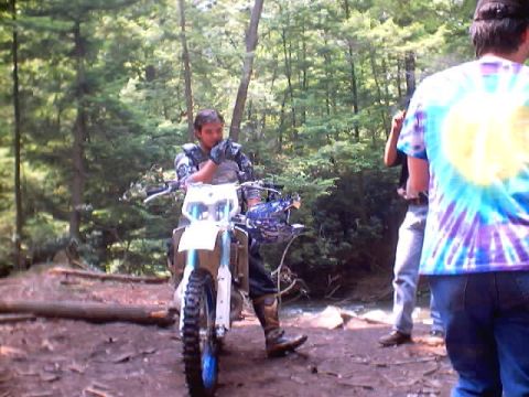 2001 Ford Escape - That's me and some guy on a dirt bike. Him and the guy on the quad didn't bring any water. Be sure you do.