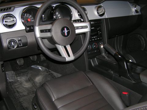 2007 Ford Mustang - Still no floor mats...so the plastic from the dealership will stay in.