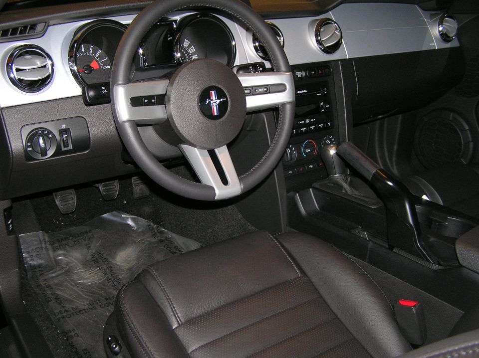 Still no floor mats...so the plastic from the dealership will stay in.