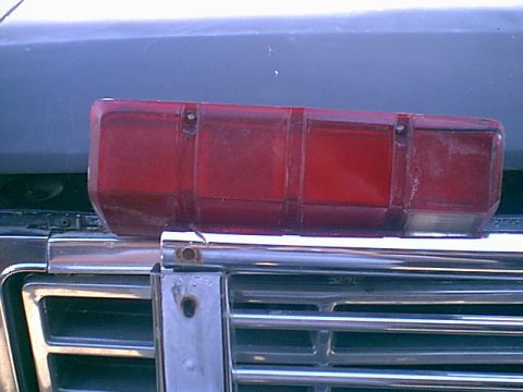 1983 Ford Bronco - The tail light lens covers are in poor shape so i thought i see if the plastic polish i have would make them better.