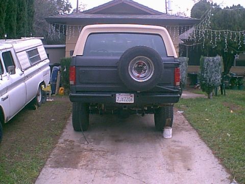 1983 Ford Bronco - here it the back end all together.