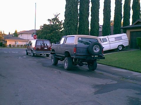 1983 Ford Bronco - here is the back corner.