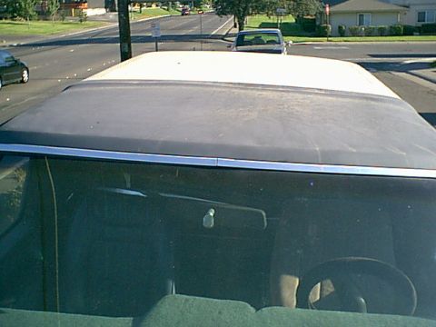 1983 Ford Bronco - one last shot of the top done.