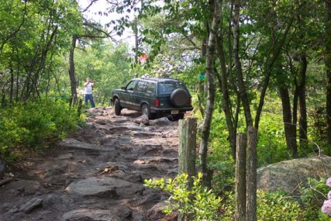 2001 Ford Escape - My dad climbing the stairs.