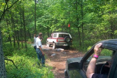 2001 Ford Escape - BANG!! What was that? (backup)...Oh, there's that rock.