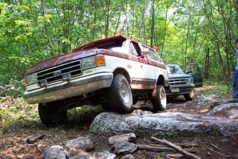 2001 Ford Escape - Up and over