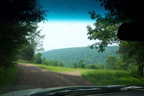 2001 Ford Escape - What a view...wait!!! are those UFOs?!?! No, that's just my dirty windshield.