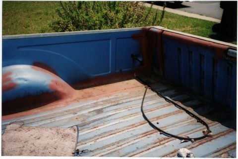 1973 Ford Ranchero - Rear right of bed