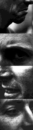 1991 Ford Bronco - This is a close-up image of a person's face, focusing on the mouth and eye areas.