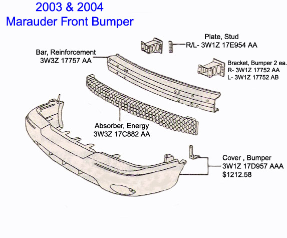 Marauder front bumper