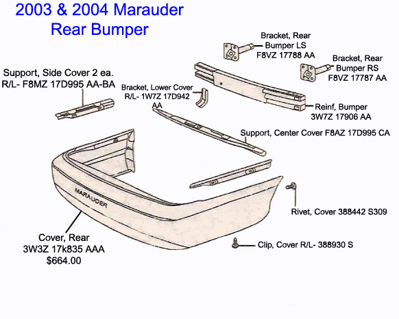 marauder rear bumper